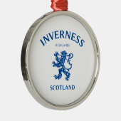 INVERNESS Scotland Metalen Ornament (Rechts)