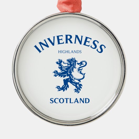 INVERNESS Scotland Metalen Ornament (Voorkant)