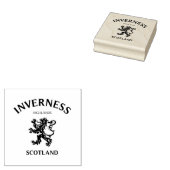 INVERNESS Scotland Rubberstempel (Gestempeld)