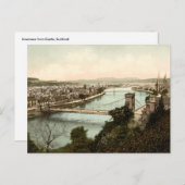 Inverness van het Castle, Schotland Briefkaart (Voorkant / Achterkant)