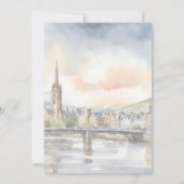Inverness Watercolor Uitnodiging (Achterkant)