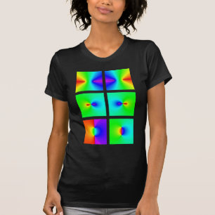 inverse driehoekometrische functies in een complex t-shirt