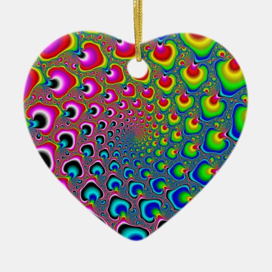 Inverse spiraal keramisch ornament (Voorkant)