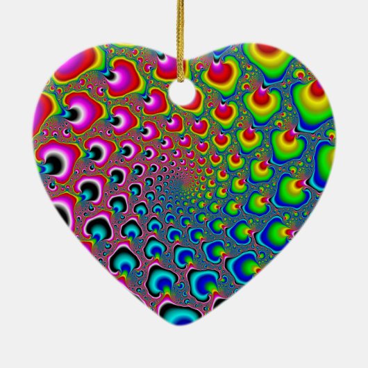 Inverse spiraal keramisch ornament (Achterkant)