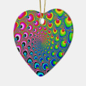 Inverse spiraal keramisch ornament (Links)