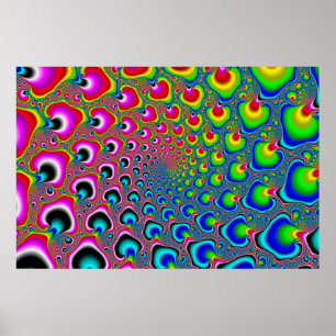 Inverse spiraal poster