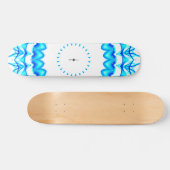 Invert Fireburst Mandala Persoonlijk Skateboard (Horizontaal)