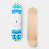 Invert Fireburst Mandala Persoonlijk Skateboard (Voorkant)