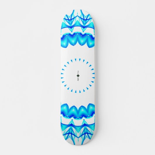 Invert Fireburst Mandala Persoonlijk Skateboard (Voorkant)