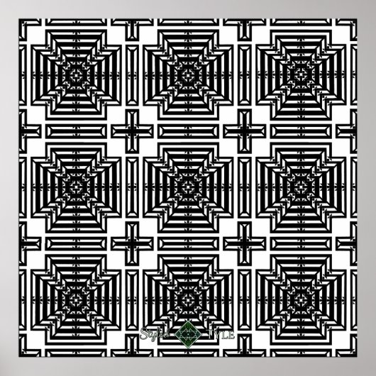 Invert Reflect Behang Poster (Voorkant)