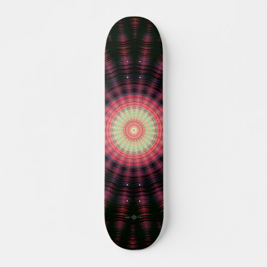 Invert Soundwave Mandala 3 Persoonlijk Skateboard (Voorkant)