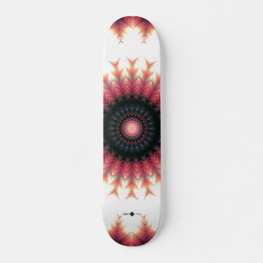 Invert Soundwave Mandala Persoonlijk Skateboard (Voorkant)