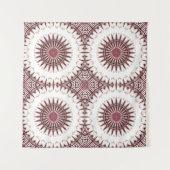 Invert Spectrum Geluidsgolf Mandala Behang Wandkleed (Voorkant)