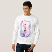 Inverte Cross Kitten Sweatshirt (Voorkant volledig)
