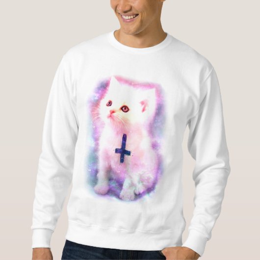 Inverte Cross Kitten Sweatshirt (Voorkant)