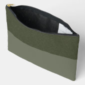 Inverted Duo Moss Green Custom Pouch Etui (Open)