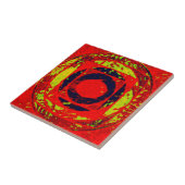 Inverted Eye van Mark Pettinelli Tegeltje (Zijkant)