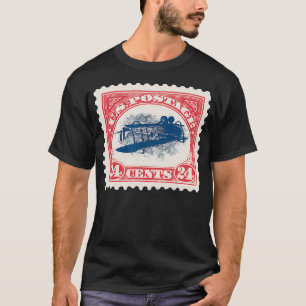 Inverted Jenny Stamps 24 Cent Rare 1918 US Postage T-shirt
