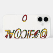 Inverted "OFFICIËLE" Vrouw Symbool Art Print Case-Mate iPhone Case (Achterkant (horizontaal))