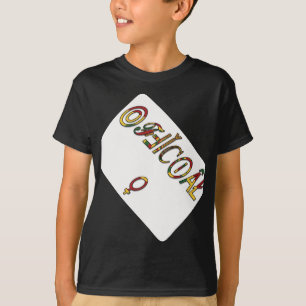 Inverted "OFFICIËLE" Vrouw Symbool Art Print T-shirt