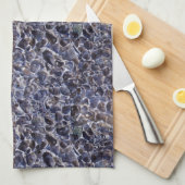 Inverted Oyster Shells Abstract Theedoek (Quarter Fold)