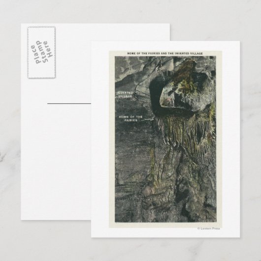 Inverted Village and Home of the Fairies Uitzicht Briefkaart (Voorkant / Achterkant)