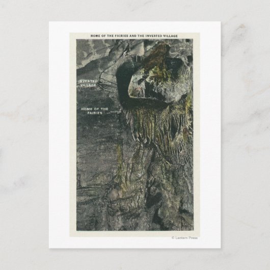 Inverted Village and Home of the Fairies Uitzicht Briefkaart (Voorkant)