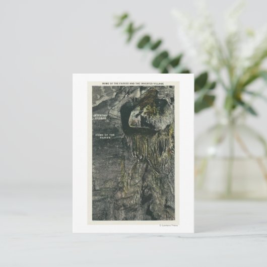 Inverted Village and Home of the Fairies Uitzicht Briefkaart (Staand voorkant)