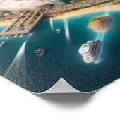 Inverted Waterfall City Poster (Hoek)