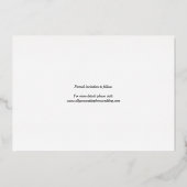 Inverteerde Arches Twee Fotobruiloft opslaan Datum Folie Uitnodiging (Achterkant)