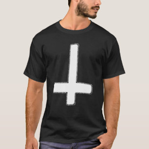 Inverteerde cross occult Dark Art Grunge Gothic Go T-shirt
