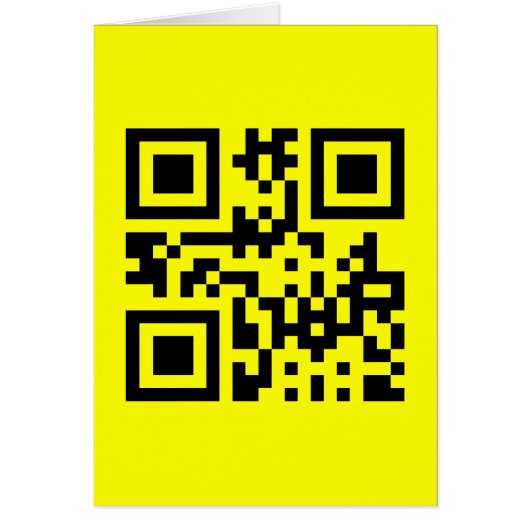 Inverteerde ☻ Happy Face — QR-code (Voorkant)