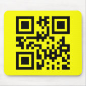 Inverteerde ☻ Happy Face — QR-code Muismat (Voorkant)