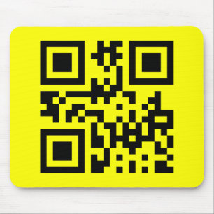 Inverteerde ☻ Happy Face — QR-code Muismat