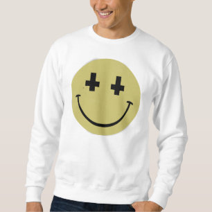 Inverteerde kruissweatshirt trui