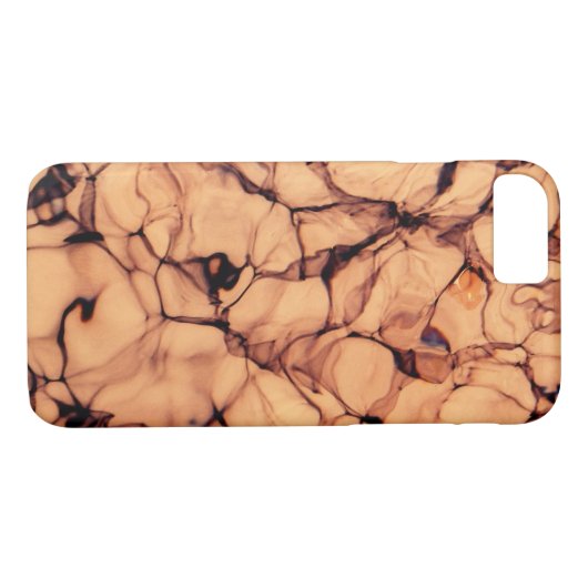 Inverteerde mousserend blauw water Case-Mate iPhone case (Achterkant (Horizontaal))