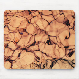 Inverteerde mousserend blauw water muismat