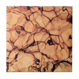 Inverteerde mousserend blauw water tegeltje