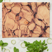 Inverteerde mousserend blauw water theedoek (Gevouwen)