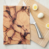 Inverteerde mousserend blauw water theedoek (Quarter Fold)