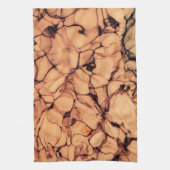 Inverteerde mousserend blauw water theedoek (Verticaal)