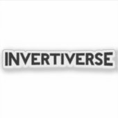 Invertiverse - Sticker (Voorkant)