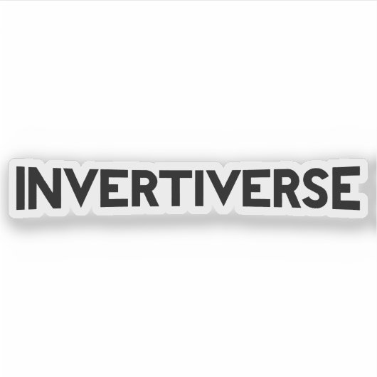 Invertiverse - Sticker (Voorkant)