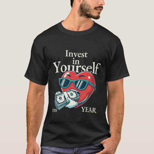 Investeer dit jaar in jezelf t-shirt (Voorkant)