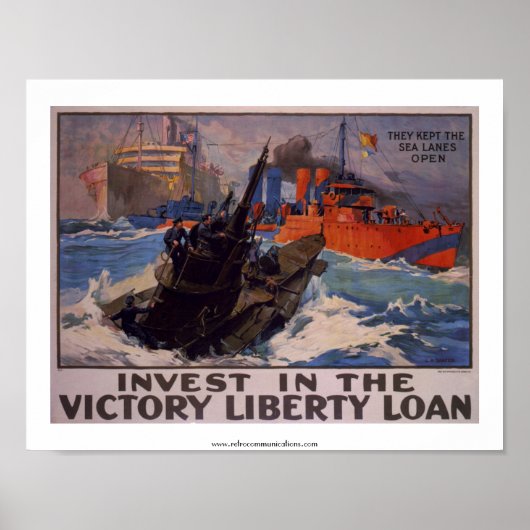 Investeer in de Victory Loan Poster (Voorkant)