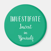 Investeer in jezelf magneet (Voorkant)