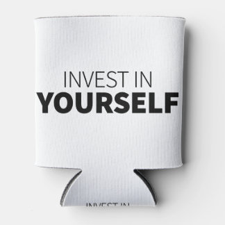 Investeer in jezelf Quote Art Investing Stimuleer Blikjeskoeler