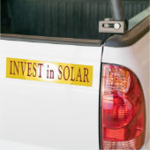 Investeer in Solar Bumpersticker (Op Truck)