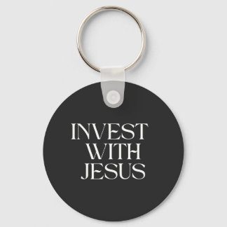 Investeer met Jezus-sleutelhanger Sleutelhanger