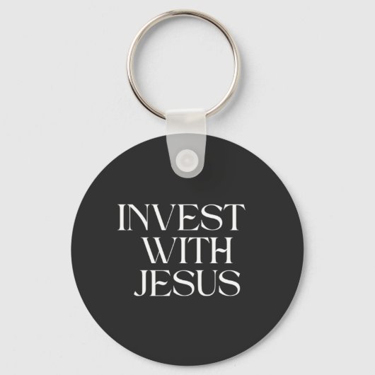 Investeer met Jezus-sleutelhanger Sleutelhanger (Voorkant)